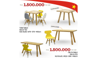 Bộ bàn học trẻ em 
