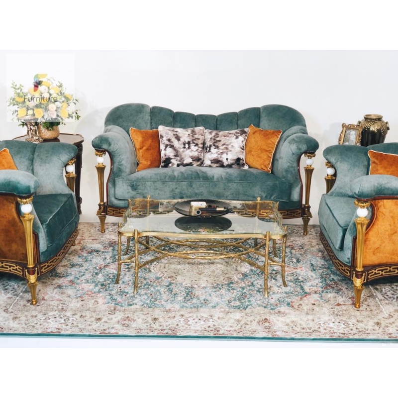 Beauharnais Sofa set Rose Claire