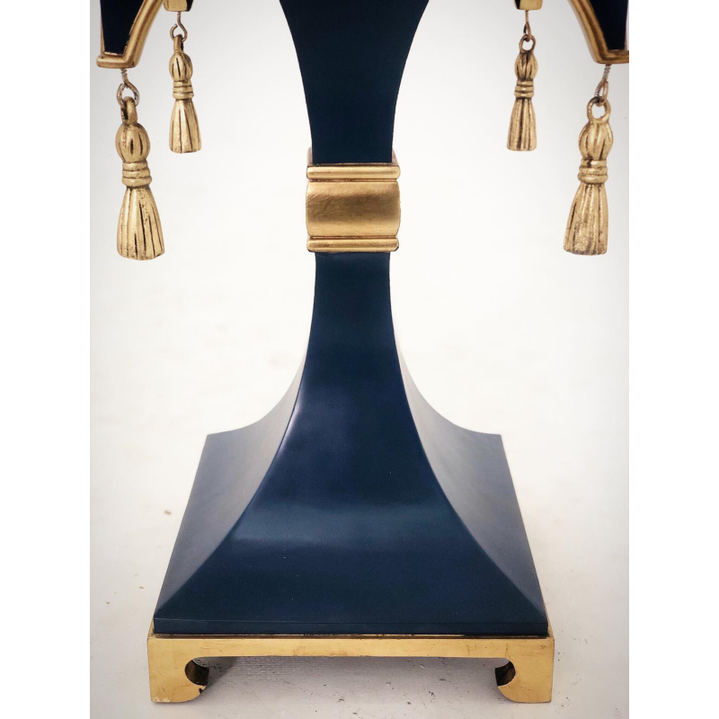 Azurite Martini Table in Deep Blue