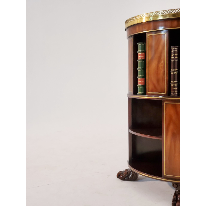 Bàn góc tròn Library