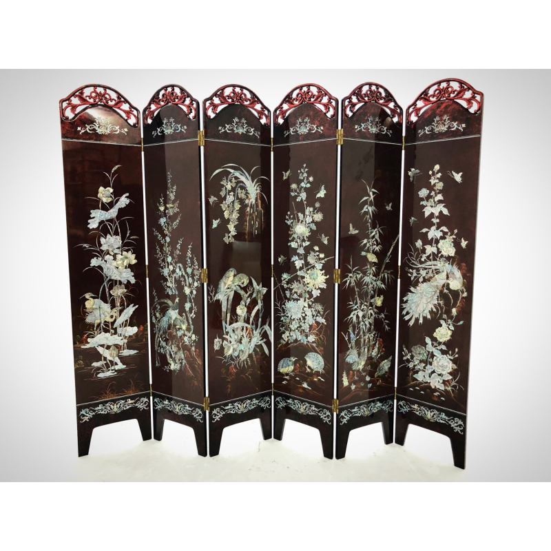 Bình Phong Sơn Mài 2 Mặt