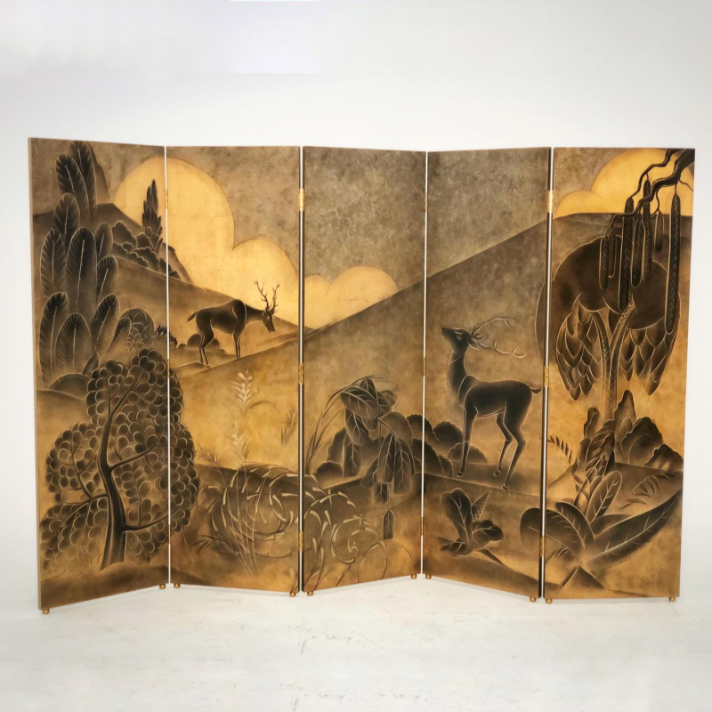 Bình phong họa cảnh