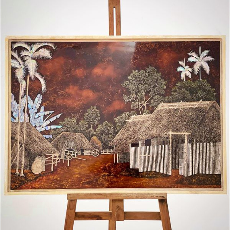 Tranh sơn mài phong cảnh - SP004099