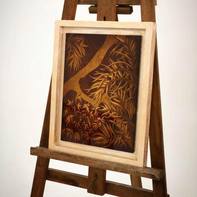 Tranh sơn mài vẽ cảnh - SP003934