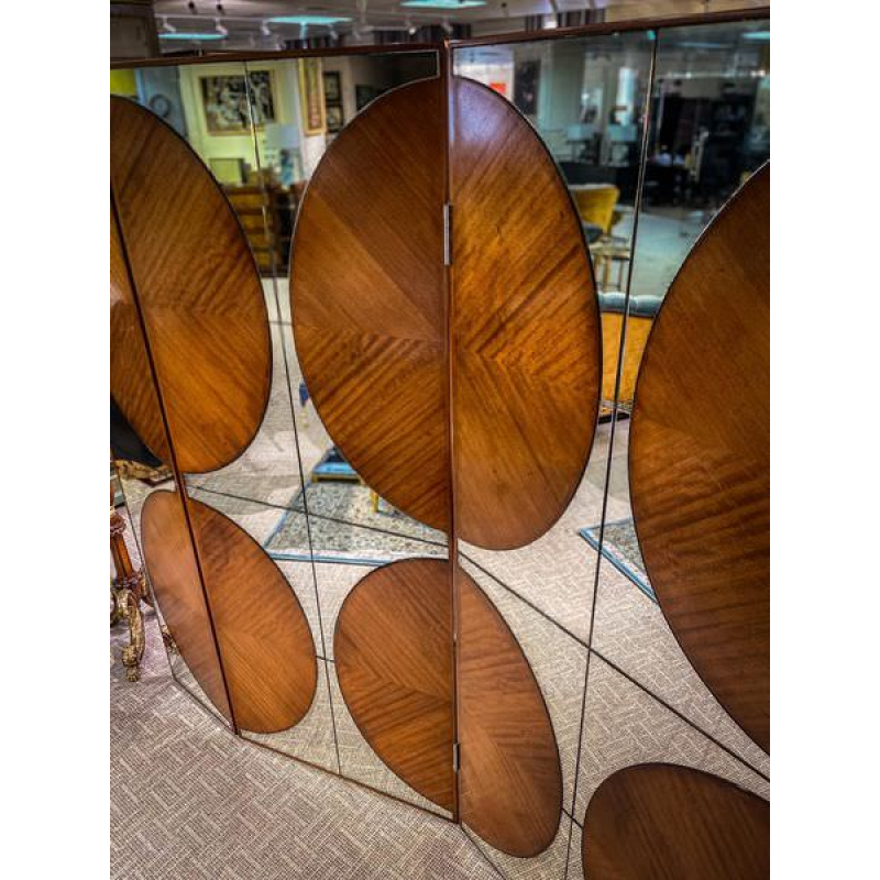 Bình phong kính 4 tấm