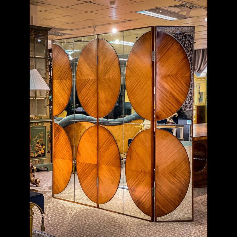 Bình phong kính 4 tấm