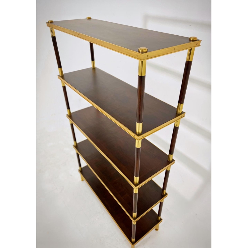 Kệ Trang Trí GW - Rosewood Etargere Brass