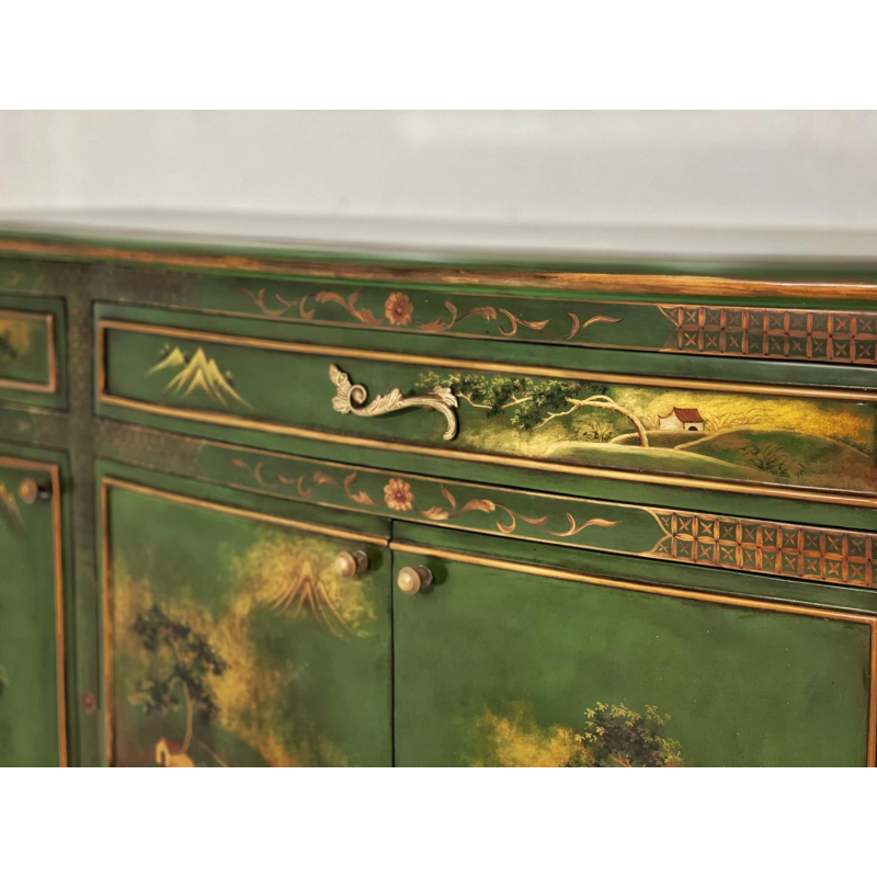 Tủ Sơn Mài Xanh Lá