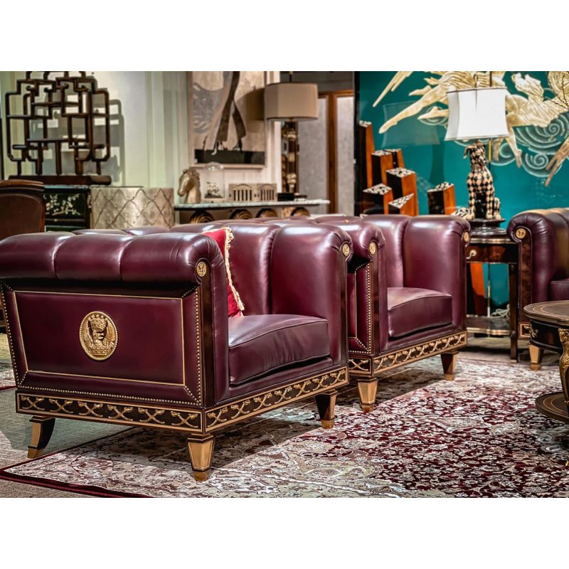 Set sofa Lydia T.A - Nâu Đỏ