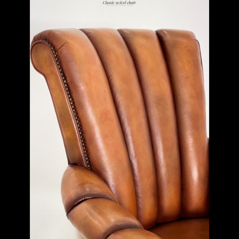 	Ghế xoay da TA nâu 01