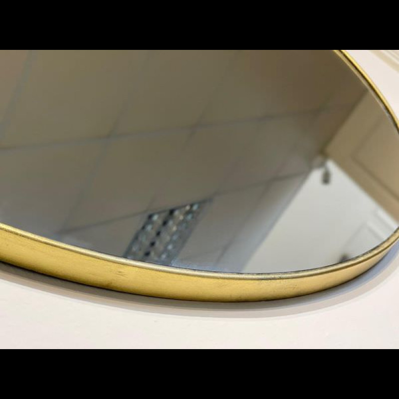 Gương viền vàng 