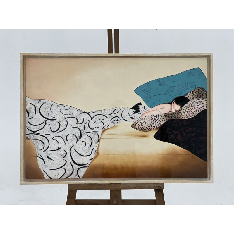 Tranh sơn mài Breakfast at Tiffany's