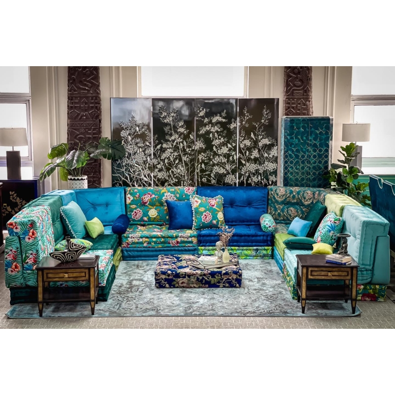 Summer Vibes Mahjong Sofa Set