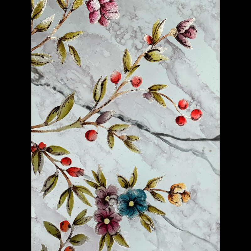 BÀN TRÀ ĐỒNG FLORAL