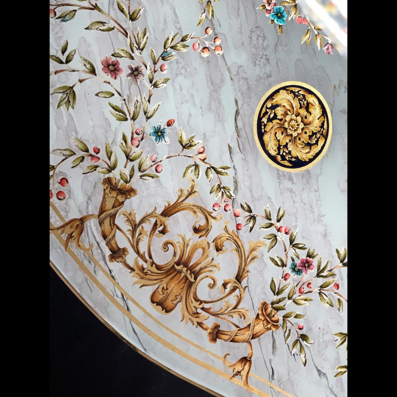 BÀN TRÀ ĐỒNG FLORAL