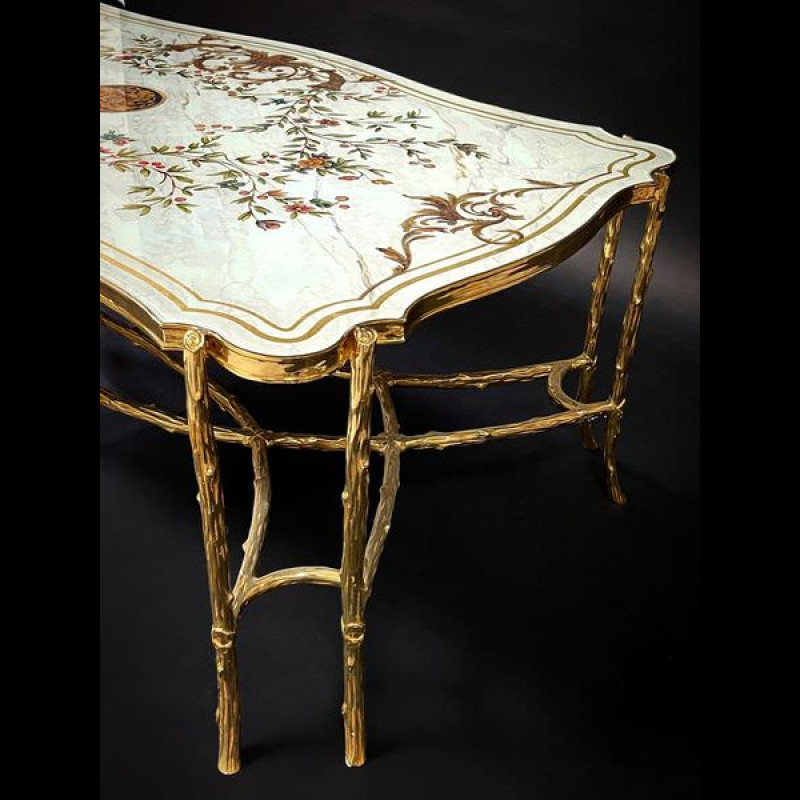 BÀN TRÀ ĐỒNG FLORAL