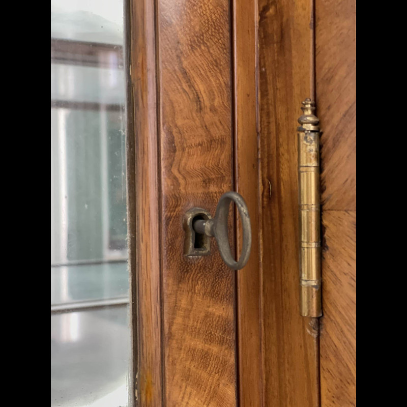 Tủ trang trí kính 2 phần