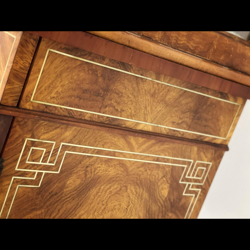 Tủ trang trí kính 2 phần