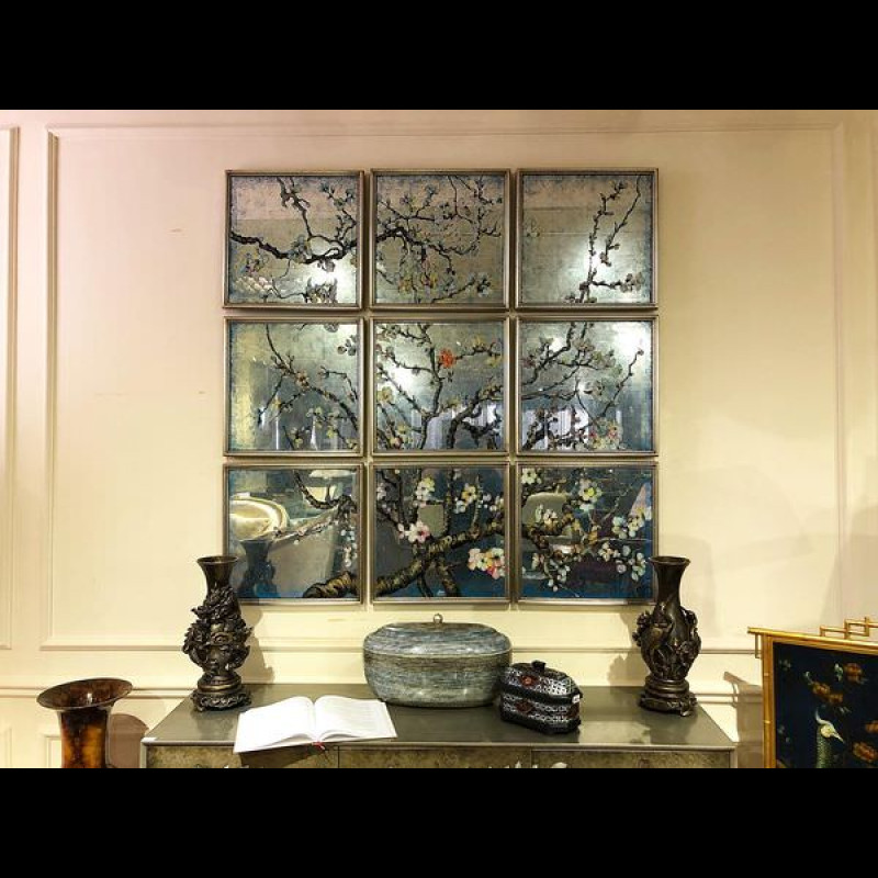 Tranh 9 tấm JR Almond