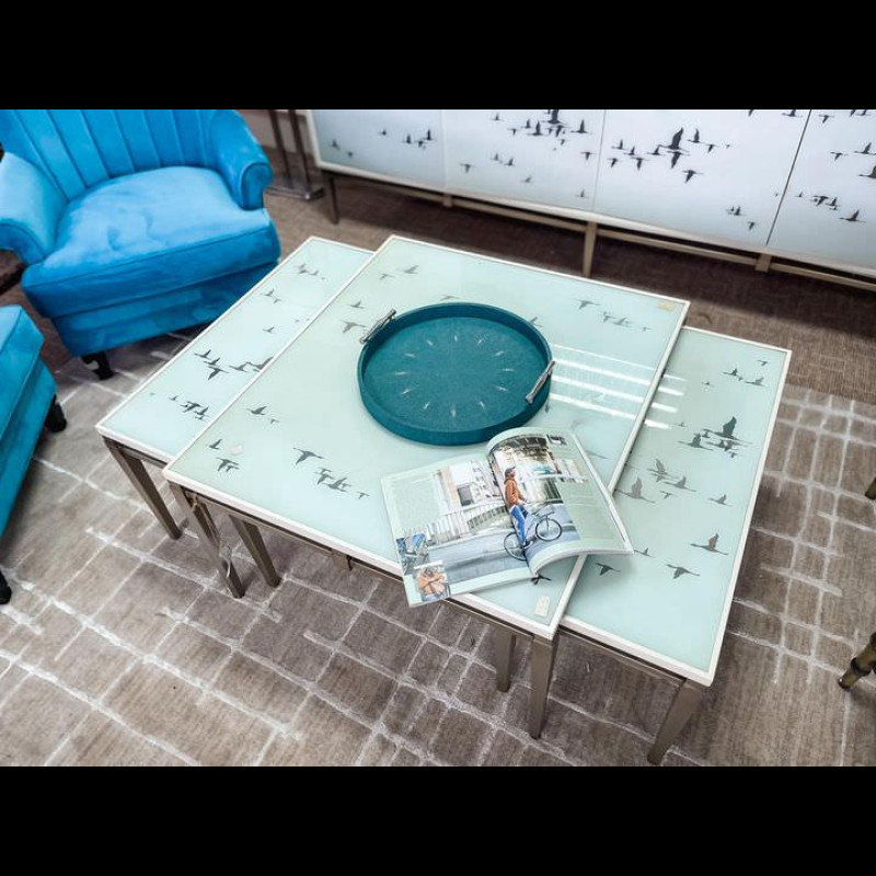 Set bàn sofa Migration - Trắng 