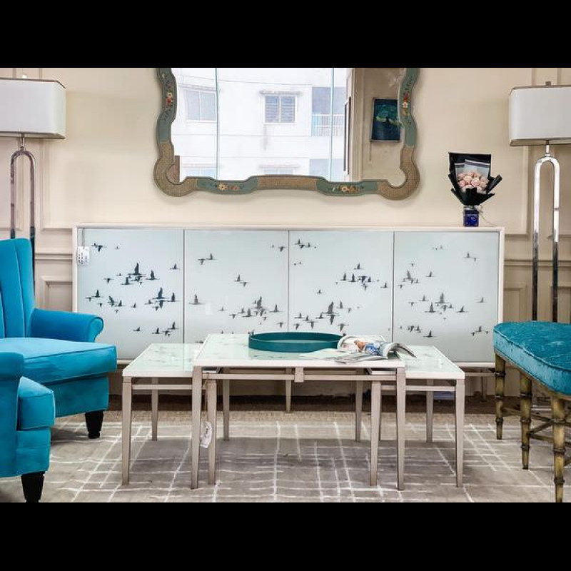 Set bàn sofa Migration - Trắng 