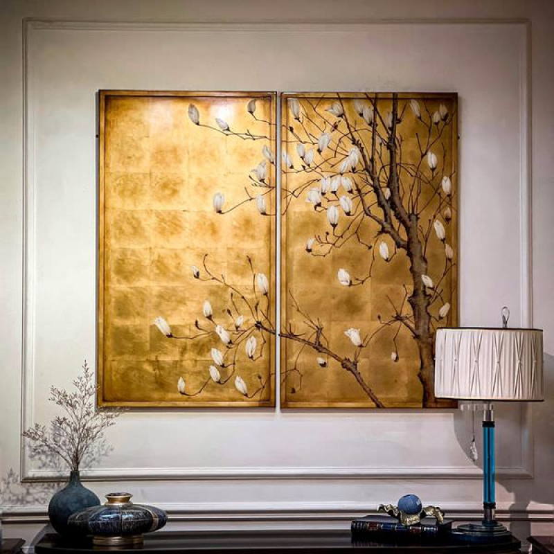 Bộ tranh hoa mộc lan 