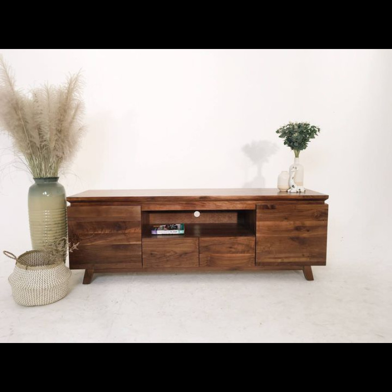 Kệ TV gỗ óc chó 2020 