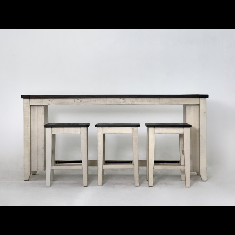 Bộ bàn ghế bar Madison County 4Pc - Kem 