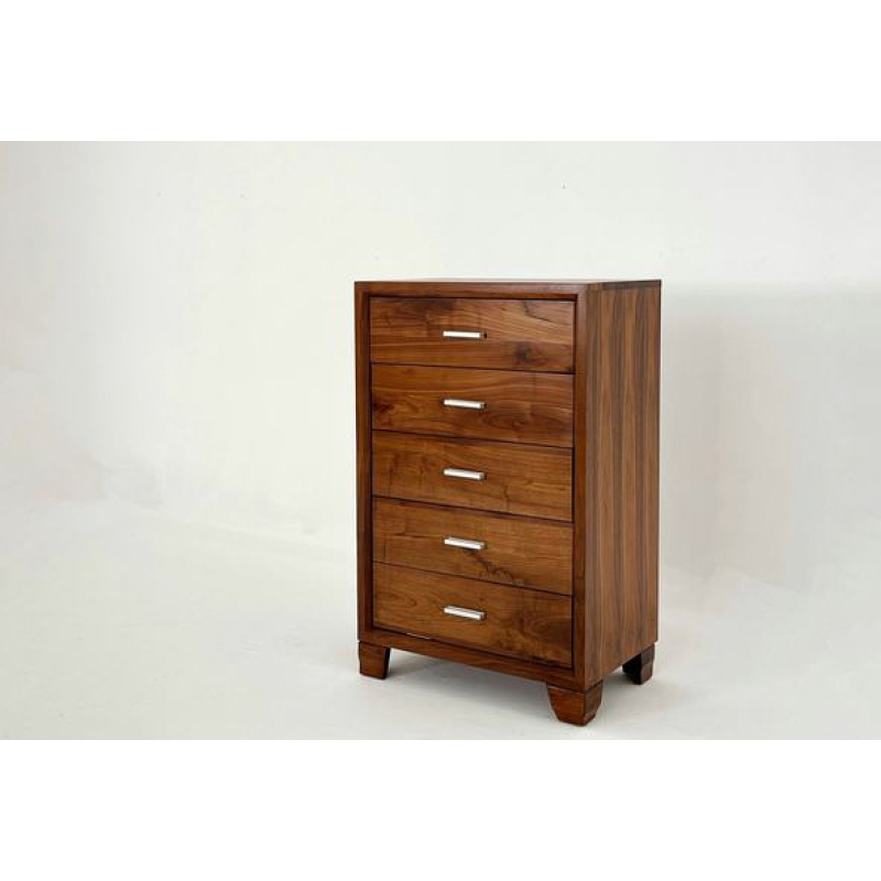 Tủ ngăn 5 kéo óc chó