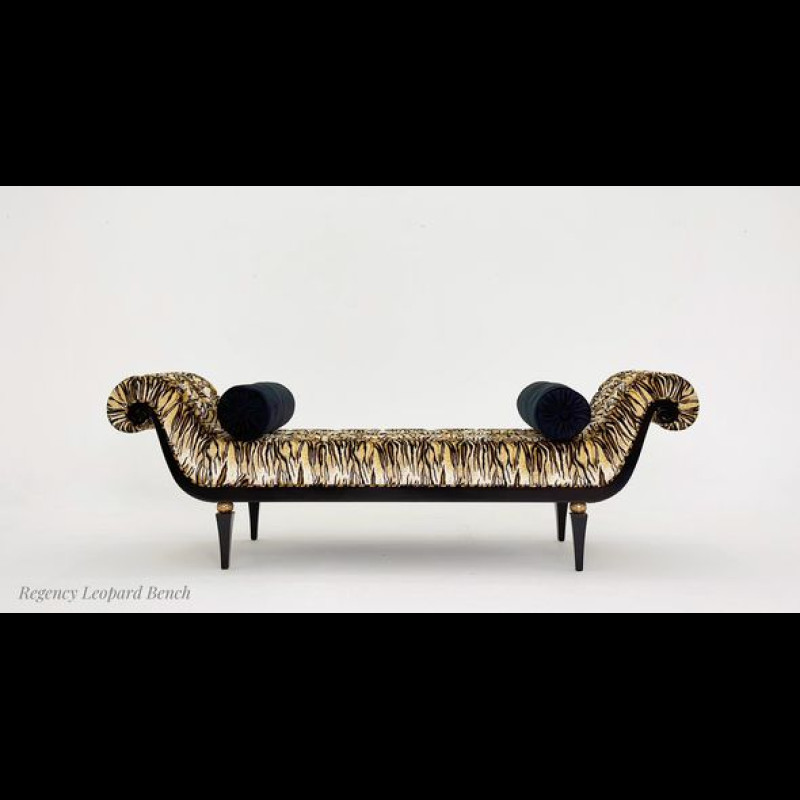 Versailles bench leopard 