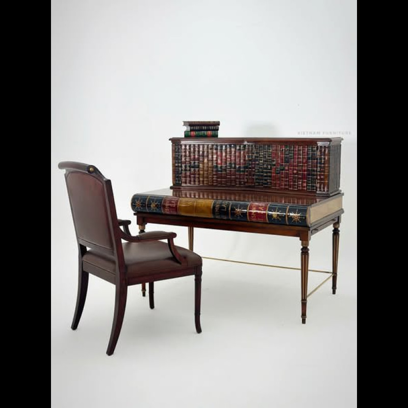 Bàn làm việc sơn mài quyển sách 