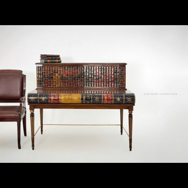 Bàn làm việc sơn mài quyển sách 