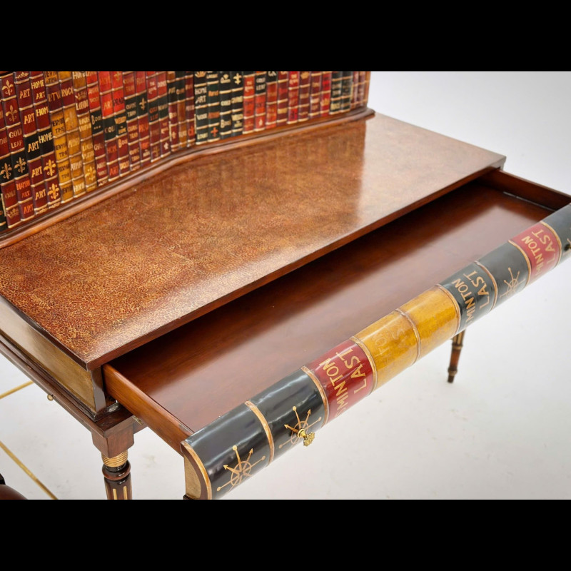 Bàn làm việc sơn mài quyển sách 