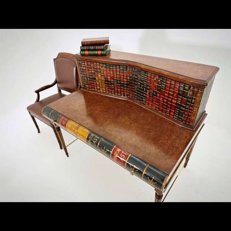 Bàn làm việc sơn mài quyển sách 