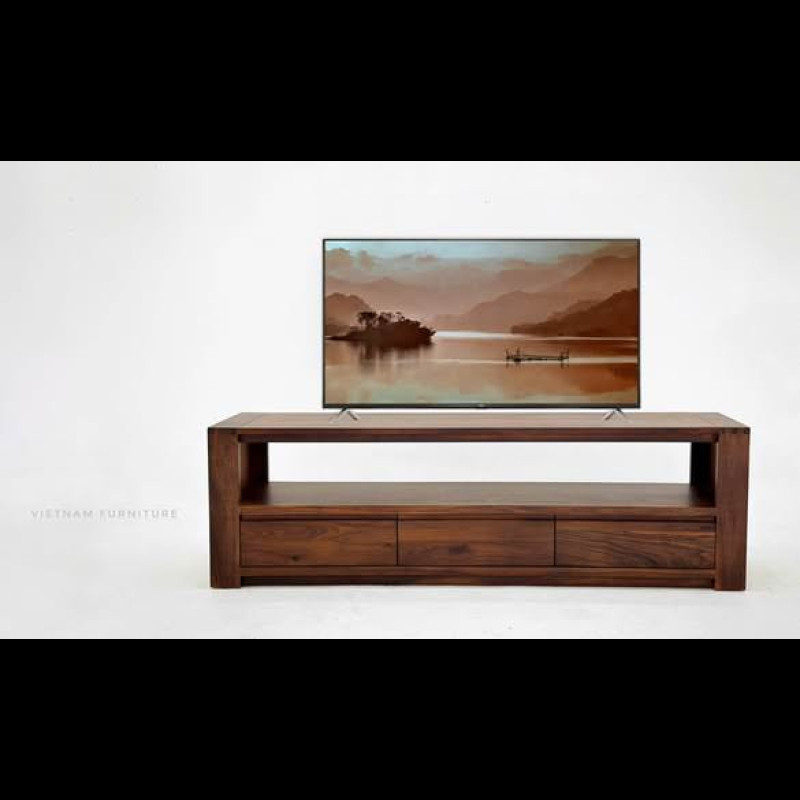 Kệ tivi gỗ óc chó 2025