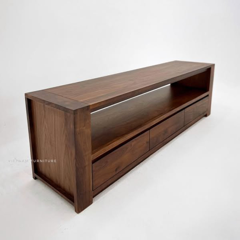 Kệ tivi gỗ óc chó 2025