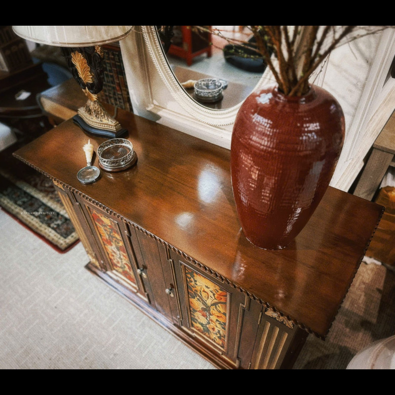 Tủ sách sơn mài Flora