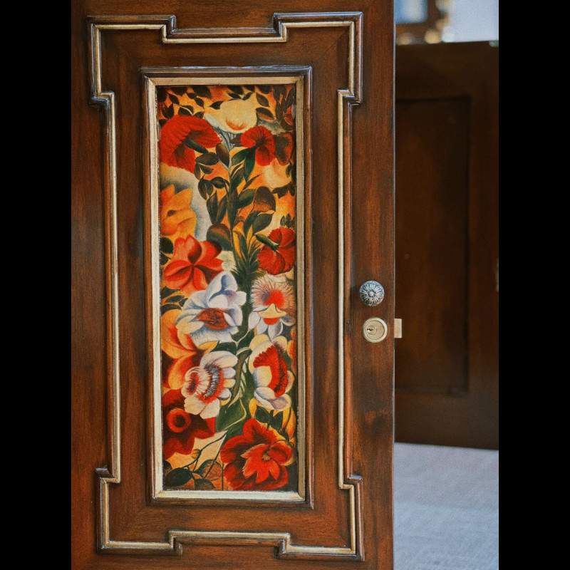 Tủ sách sơn mài Flora