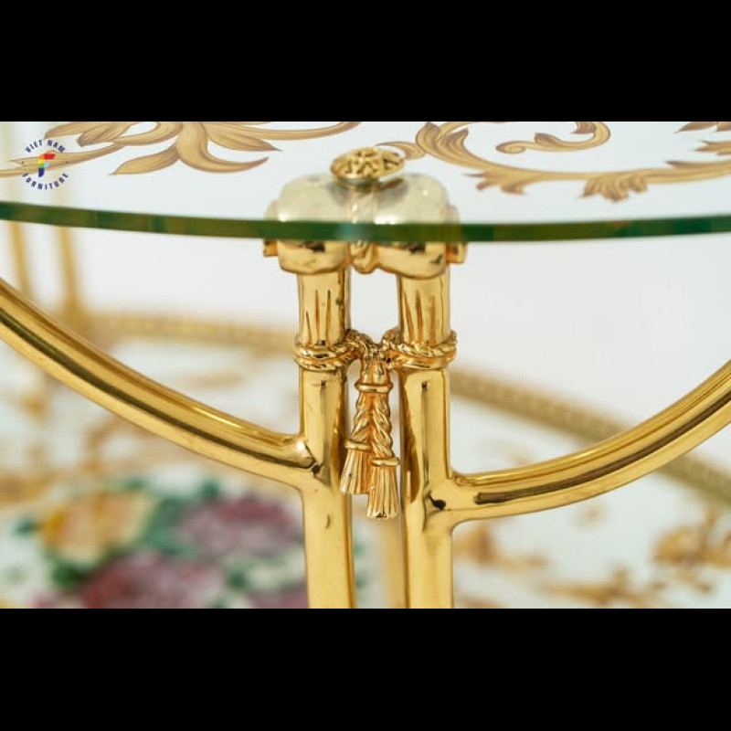 BÀN TRÀ ĐỒNG FLORAL 4439