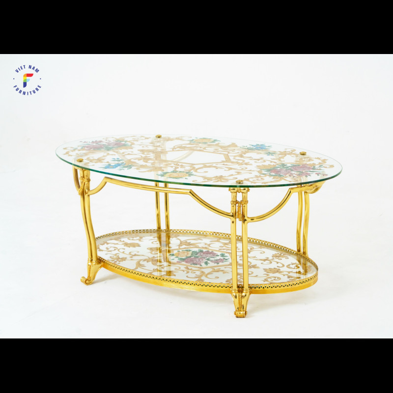 BÀN TRÀ ĐỒNG FLORAL 4439