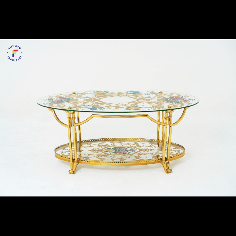 BÀN TRÀ ĐỒNG FLORAL 4439