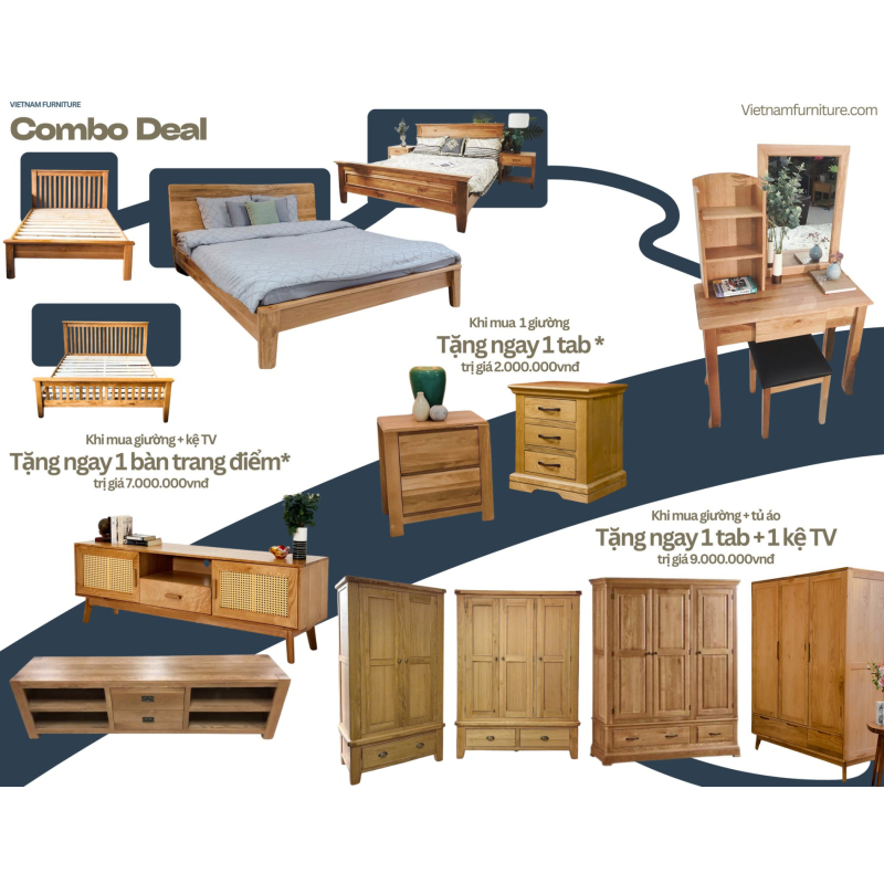 Combo Giường ngủ 