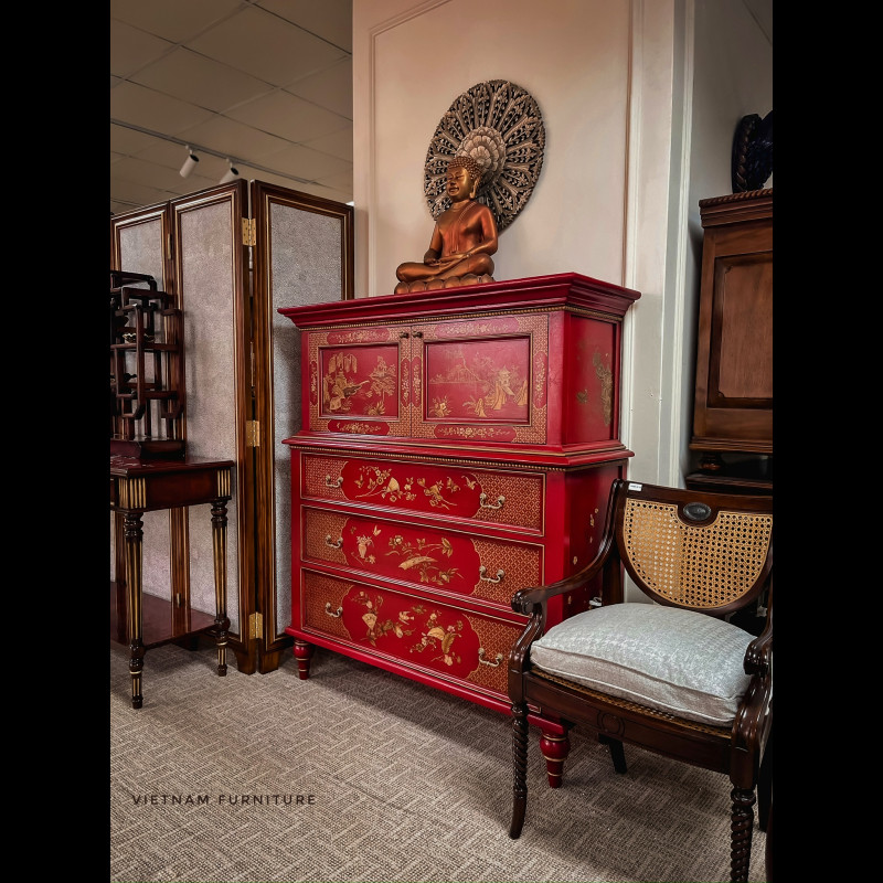 Tủ sơn mài phong cảnh 4448 