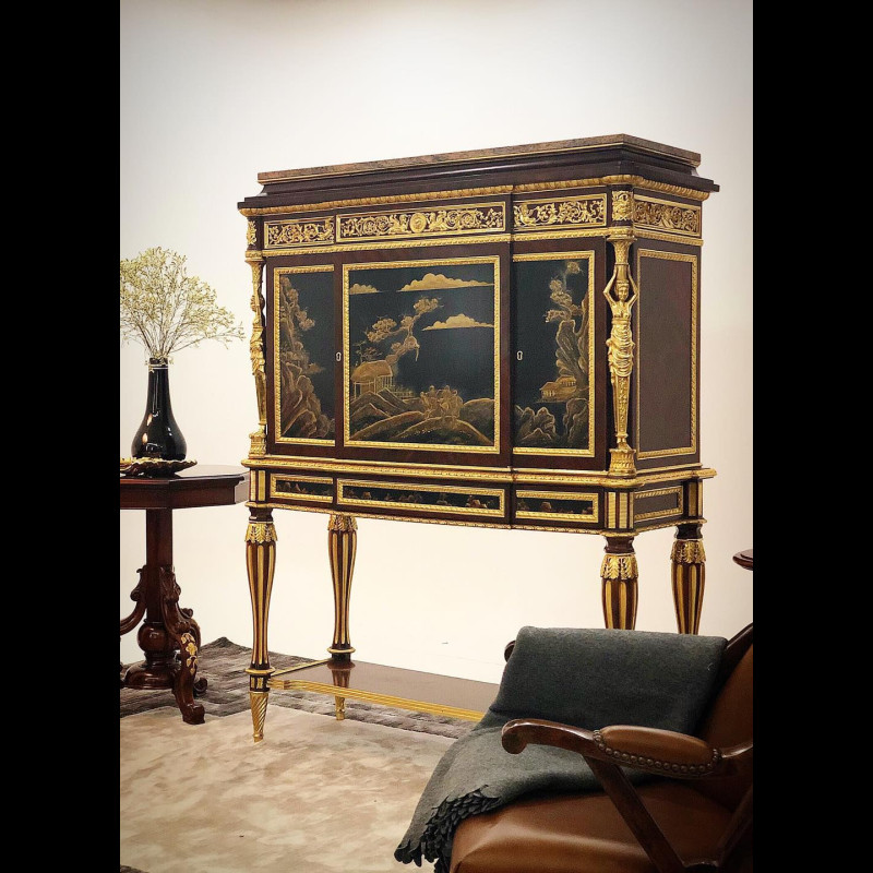 Baker George III Oriental Cabinet TA