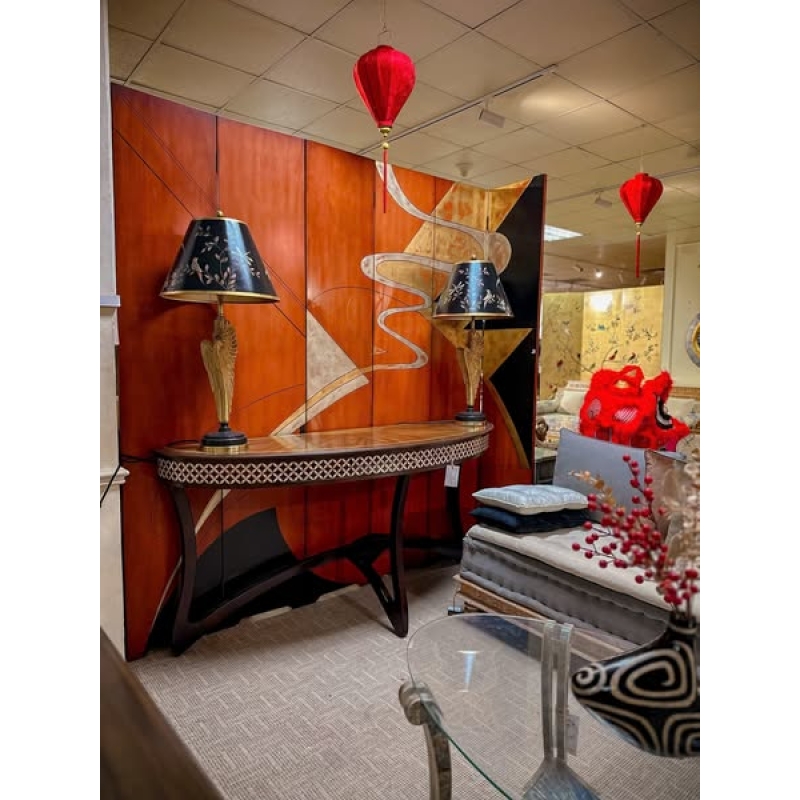 Art-deco Lacquer console