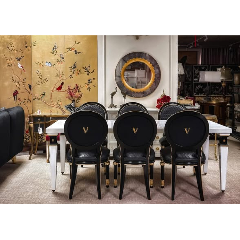 Bộ bàn ghế ăn V