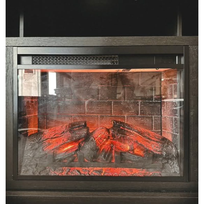 Kệ tivi + Lò sưởi điện Ameriwood Home Ashton Lane