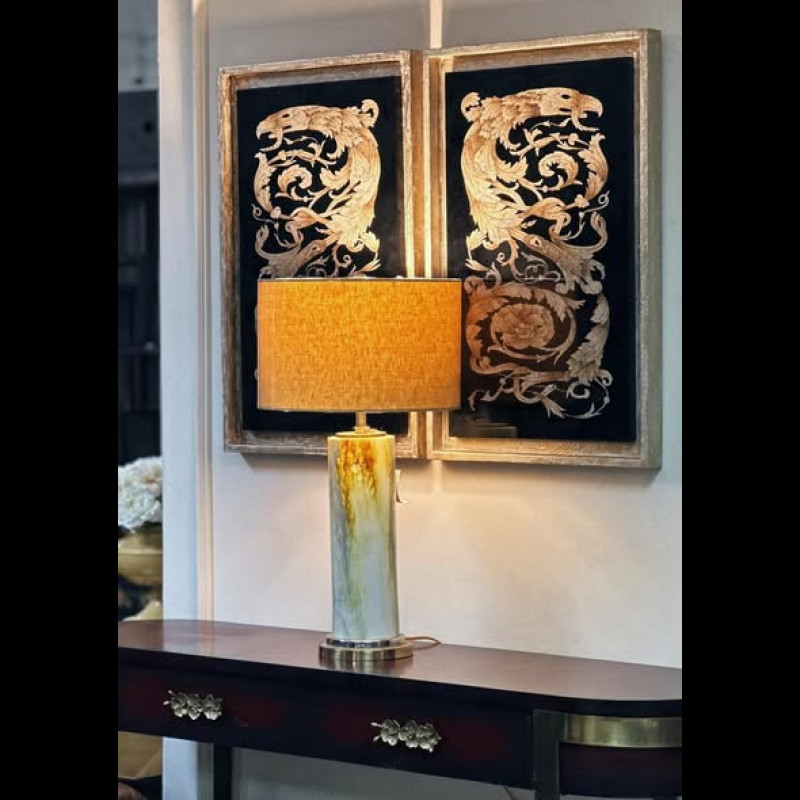 Cặp tranh Regency dwarf