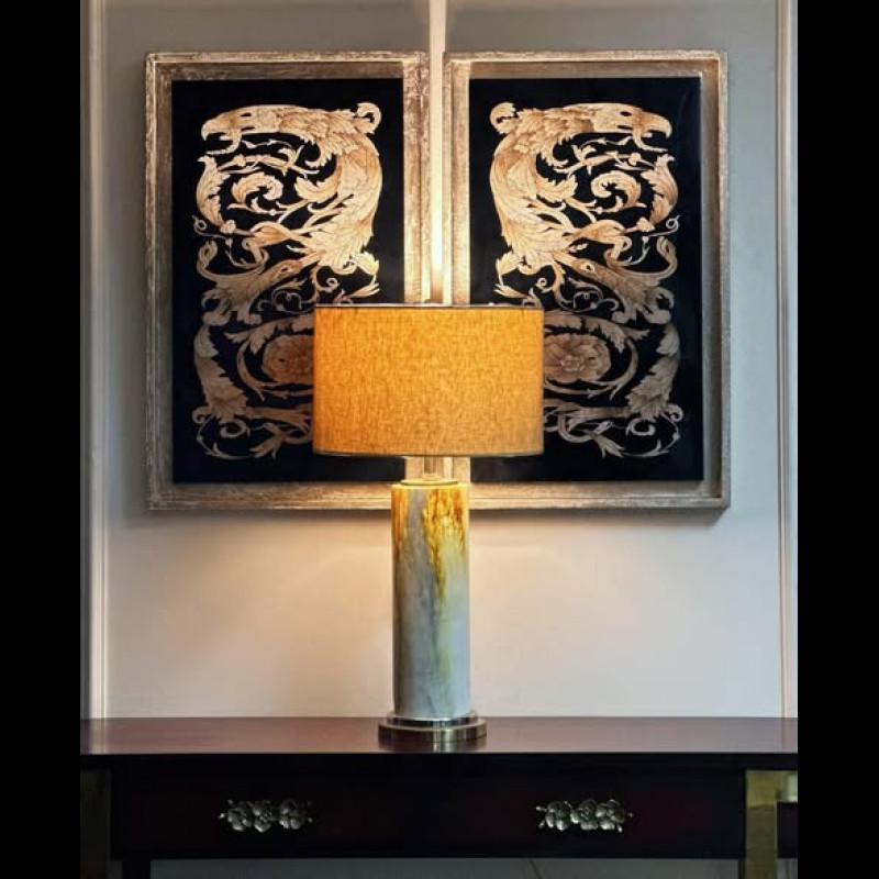 Cặp tranh Regency dwarf