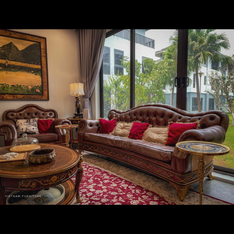 Italian sofa set - Nâu 